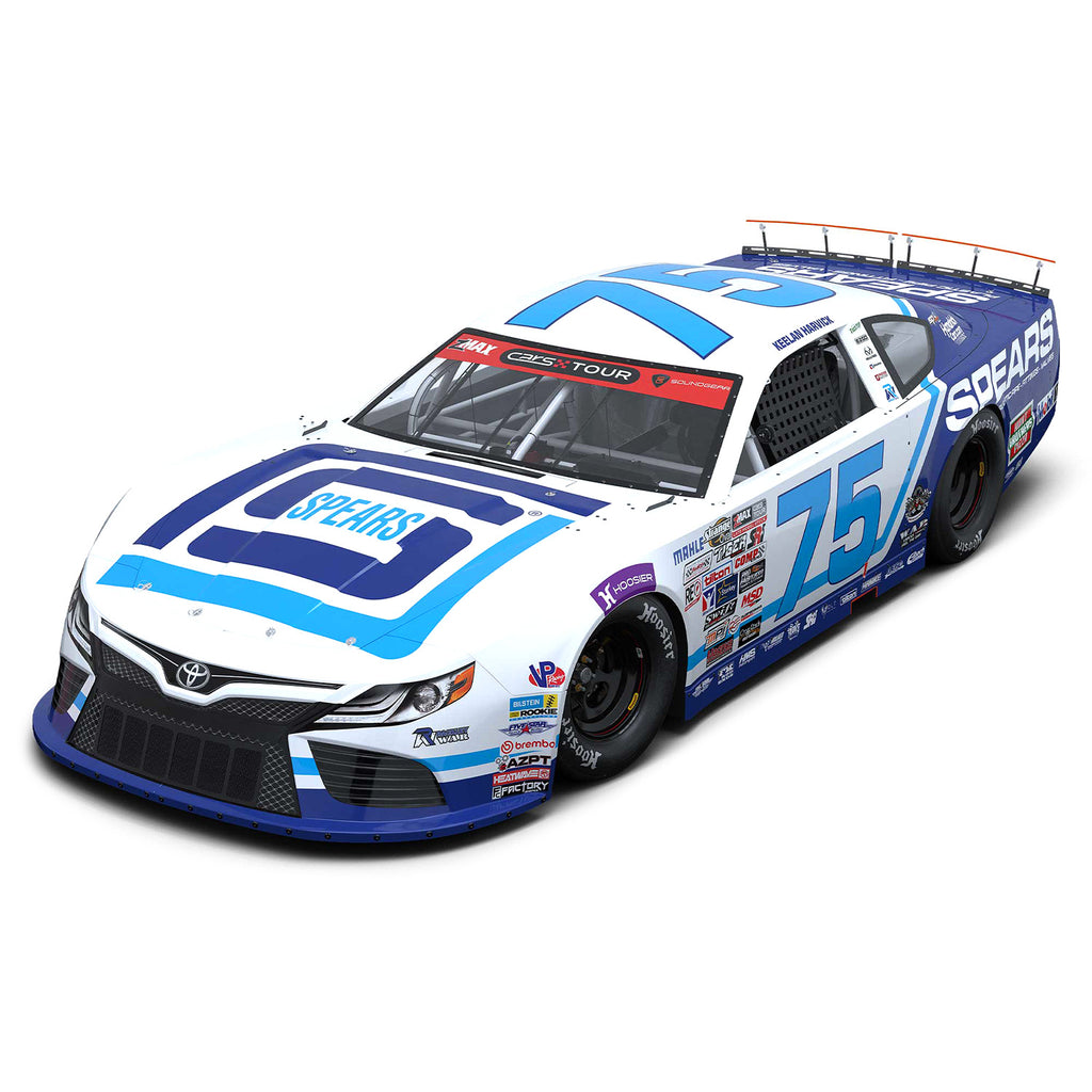 Keelan Harvick Color Chrome Spears Retro #75 Late Model 1:24 2026 Diecast Car