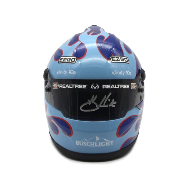 Kevin Harvick Autographed 2023 Busch Light Atlanta Collectible 1/2 Scale Mini Helmet #4 NASCAR
