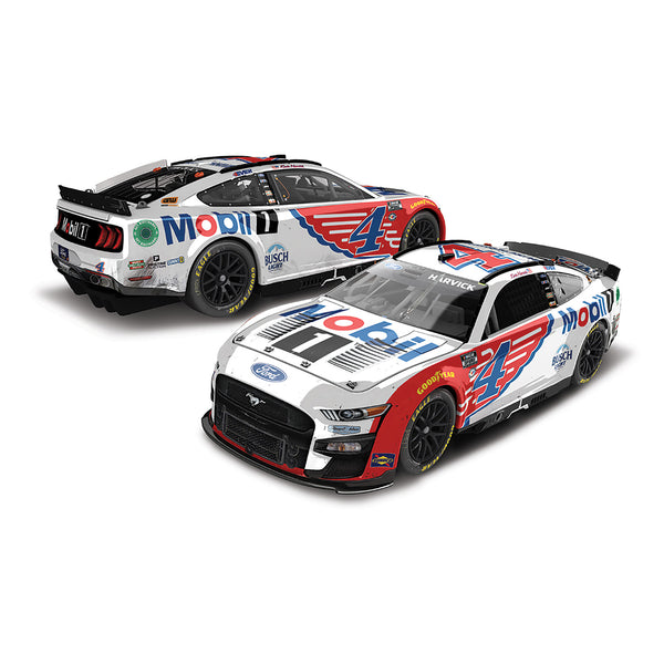 Kevin Harvick Indy Road Course Raced Version 1:24 ELITE 2023 Diecast Car Mobil 1 Wings #4 NASCAR
