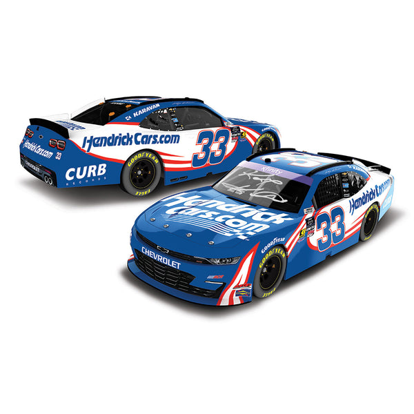 Kasey Kahne Autographed #33 RCR HendrickCars Xfinity Series Rockingham 1:24 Standard 2025 Diecast Car