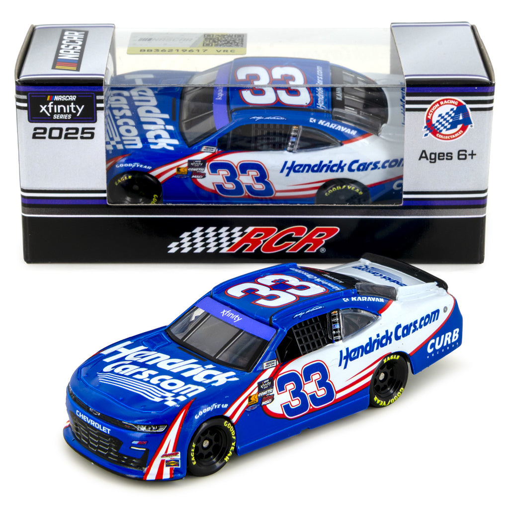 Kasey Kahne #33 RCR HendrickCars Xfinity Series 1:64 Standard 2025 Diecast Car NASCAR