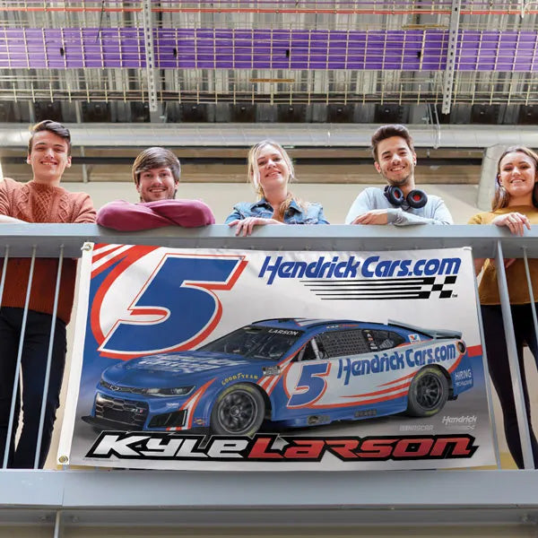 Kyle Larson 2026 HendrickCars #5 Car 3x5 Flag NASCAR