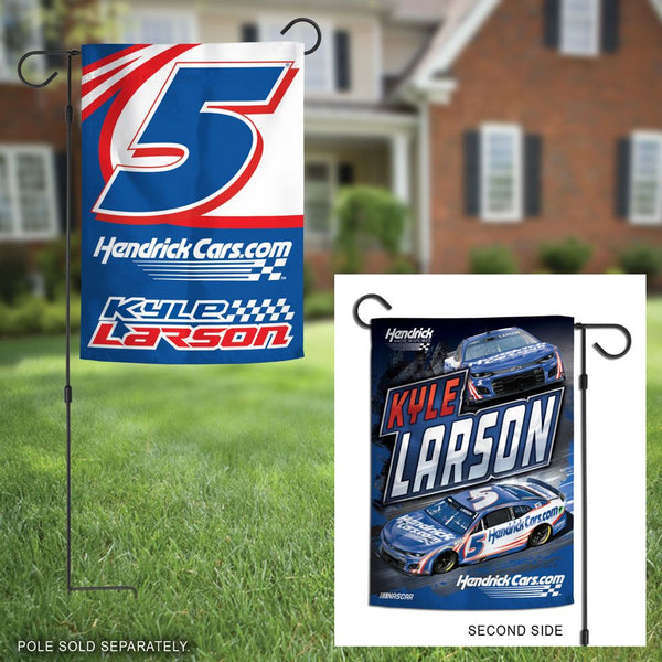 Kyle Larson 2025 HendrickCars Two Sided 12x18 Garden Flag #5 NASCAR