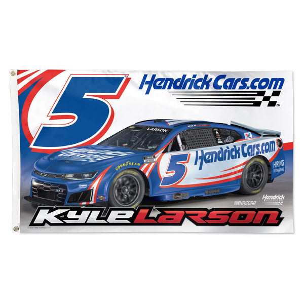 Kyle Larson 2026 HendrickCars #5 Car 3x5 Flag NASCAR