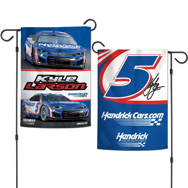 Kyle Larson 2026 HendrickCars Two Sided 12x18 Garden Flag #5 NASCAR