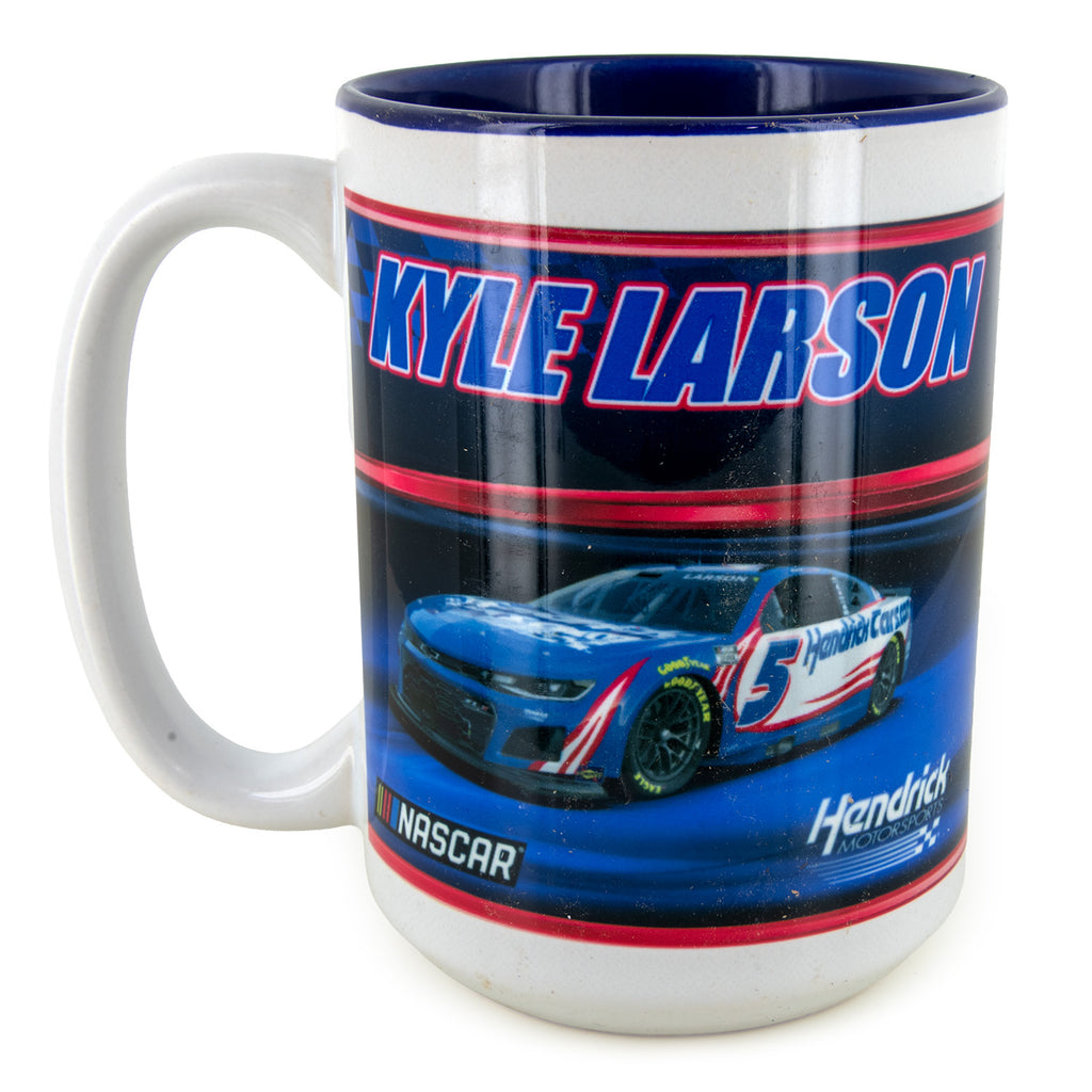 Kyle Larson 2025 HendrickCars #5 Coffee Mug 15oz With Color Interior