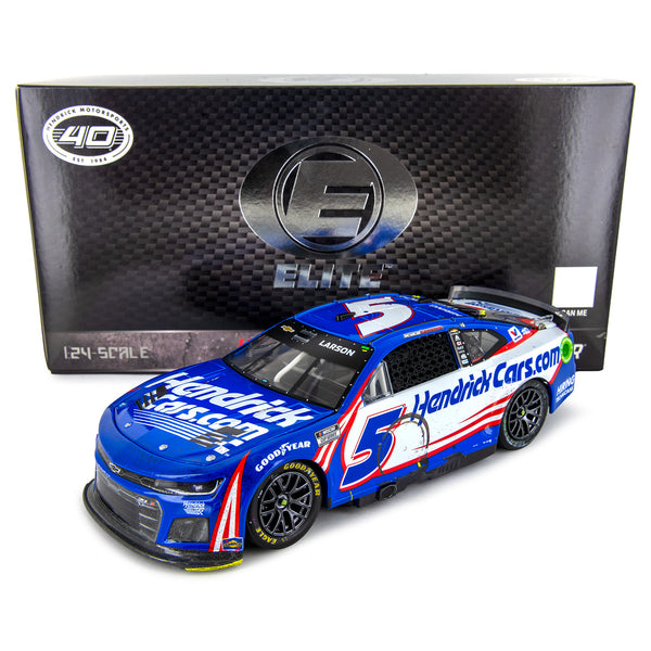 Kyle Larson ELITE Kansas Race Win 1:24 2024 Diecast Car HendrickCars #5 NASCAR