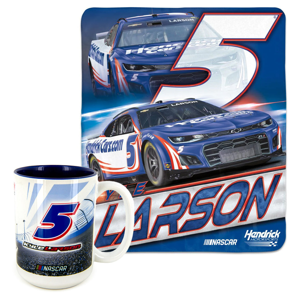 Kyle Larson 2024 Blanket and 15oz Coffee Mug BUNDLE PRICED