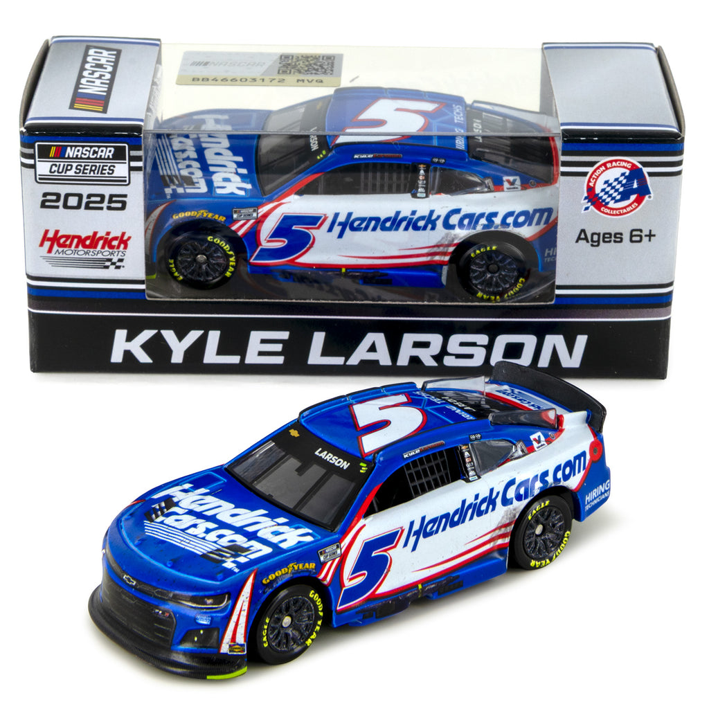 Kyle Larson Bristol Race Win 1:64 Standard 2025 Diecast Car HendrickCars #5 NASCAR