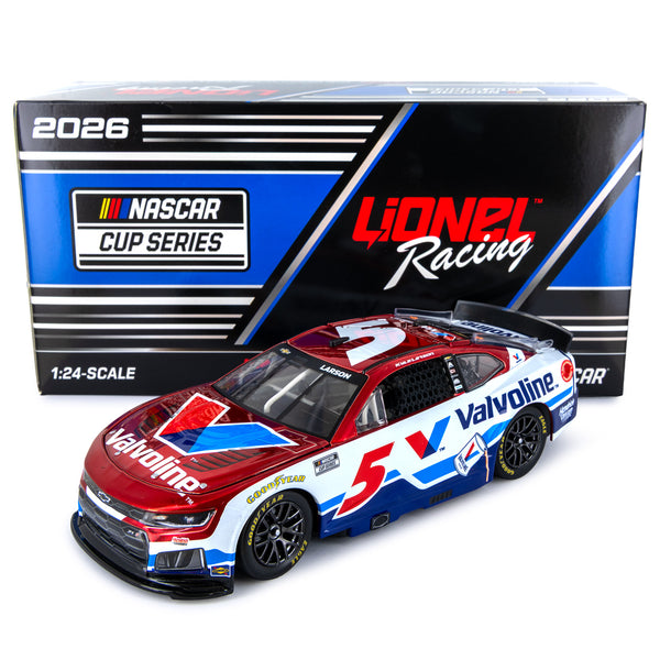 Kyle Larson Valvoline 1:24 Color Chrome 2026 Diecast Car #5 NASCAR