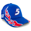 Kyle Larson 2025 Flame #5 Mesh Hat Blue NASCAR