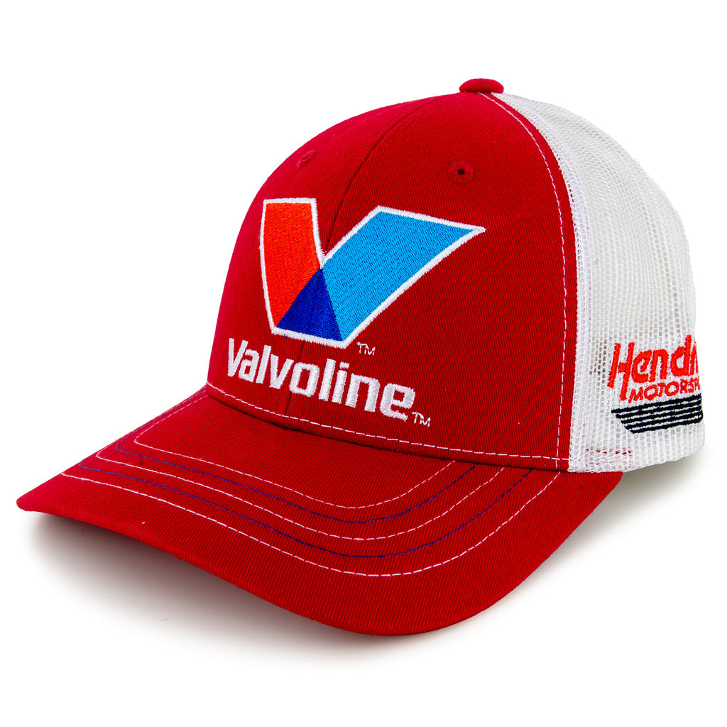 Kyle Larson 2025 Valvoline Sponsor Mesh Hat Red/White #5 NASCAR