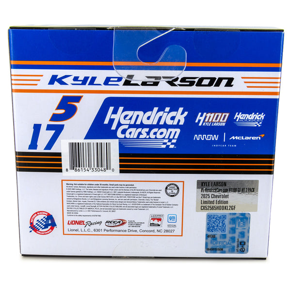 Kyle Larson H1100 2-Pack Indy 500 / Coca-Cola 600 1:64 Standard 2025 Diecast Car 