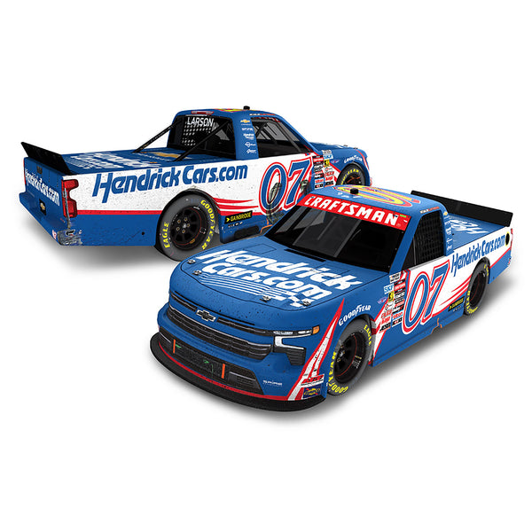 Kyle Larson Color Chrome Homestead-Miami Truck Race Win 1:24 Standard 2025 Diecast #07 HendrickCars NASCAR