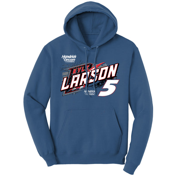 Kyle Larson 2026 HendrickCars Neptune Blue 2-Spot Hoodie Outerwear Sweatshirt #5 NASCAR