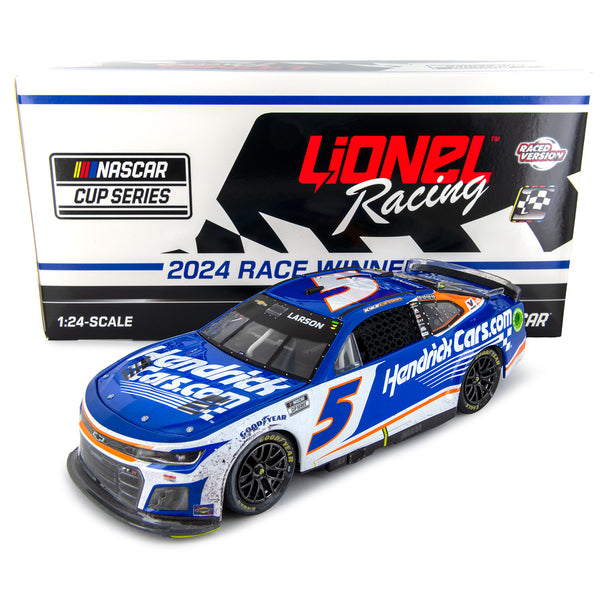 Kyle Larson Indianapolis Brickyard 400 Race Win 1:24 Standard 2024 Diecast Car HendrickCars #5 NASCAR
