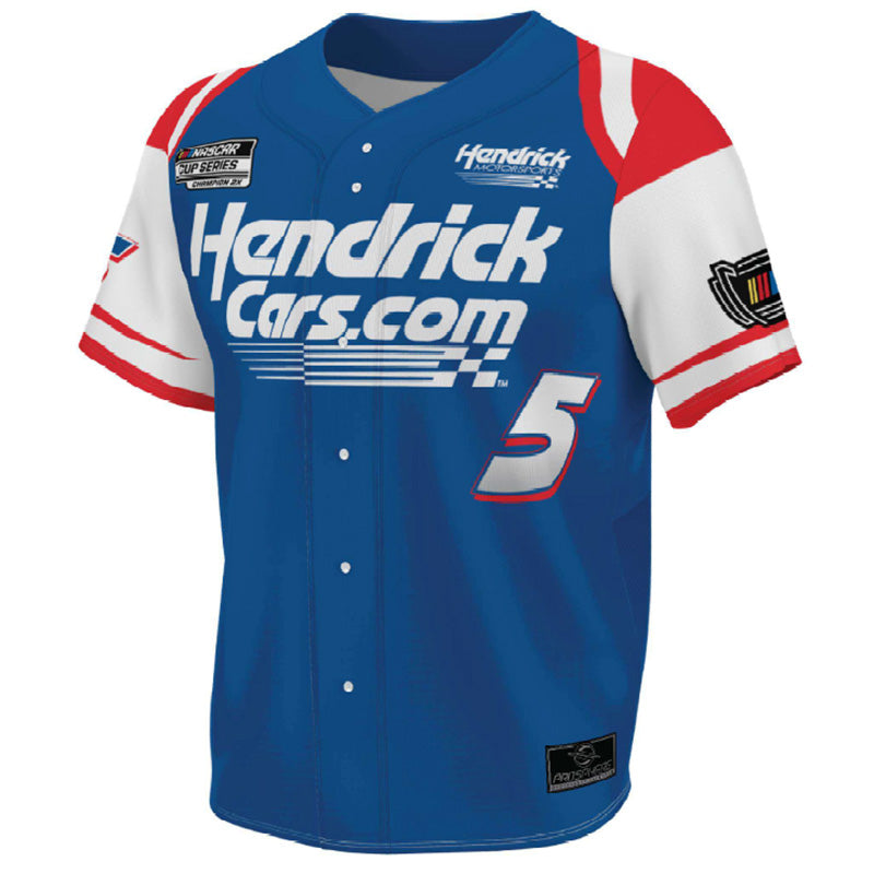 Kyle Larson HendrickCars Baseball Jersey #5 NASCAR