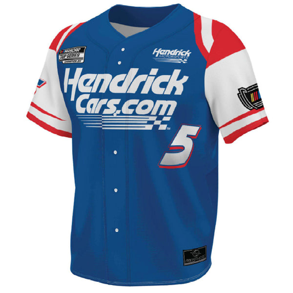 Kyle Larson HendrickCars Baseball Jersey #5 NASCAR