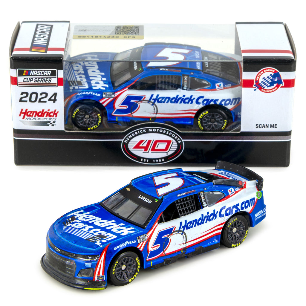 Kyle Larson Kansas Race Win 1:64 Standard 2024 Diecast Car HendrickCars #5 NASCAR