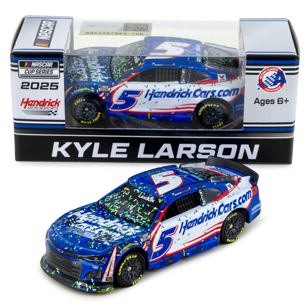 Kyle Larson Kansas Race Win 1:64 Standard 2025 Diecast Car #5 HendrickCars NASCAR