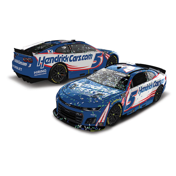 Kyle Larson ELITE Kansas Race Win 1:24 2025 Diecast Car #5 HendrickCars NASCAR