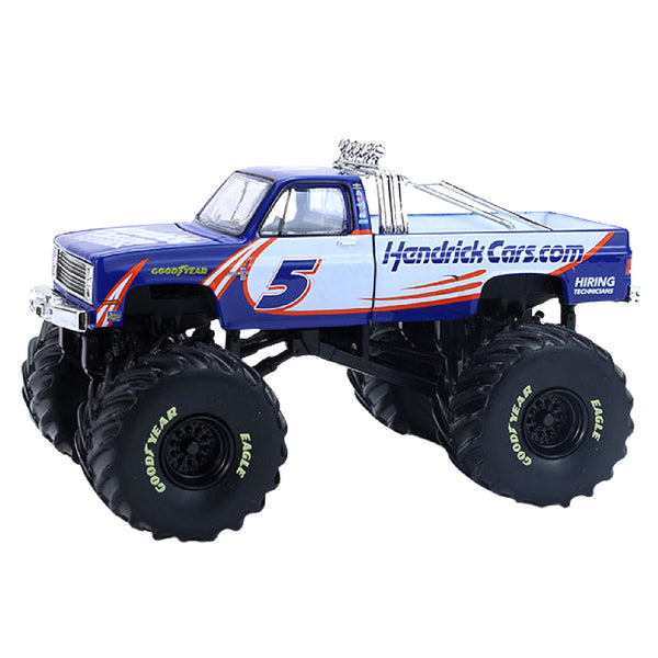 Kyle Larson 2025 HendrickCars Hendrick Motorsports Tribute Edition 1:64 Standard 1981 Chevrolet K20 Monster Truck Diecast #5