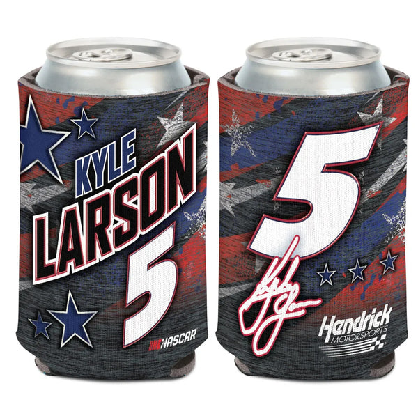 Kyle Larson 2026 Patriotic #5 Can Hugger 12oz Cooler NASCAR