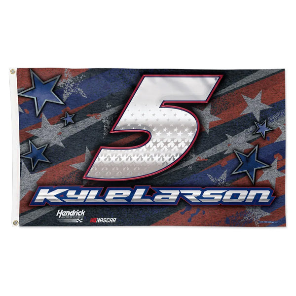 Kyle Larson 2026 Patriotic #5 NASCAR 3x5 Flag