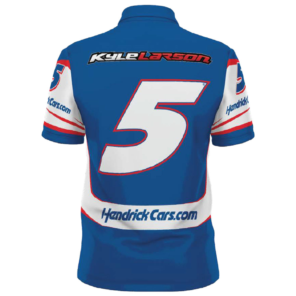 Kyle Larson 2026 HendrickCars Uniform Sponsor Polo Shirt #5 NASCAR