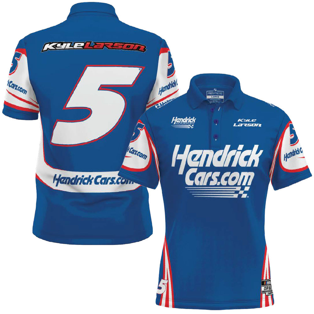 Kyle Larson 2026 HendrickCars Uniform Sponsor Polo Shirt #5 NASCAR