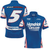 Kyle Larson 2026 HendrickCars Uniform Sponsor Polo Shirt #5 NASCAR