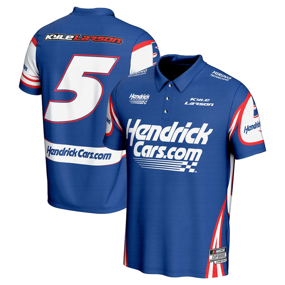 Kyle Larson 2026 HendrickCars Uniform Sponsor Polo Shirt #5 NASCAR