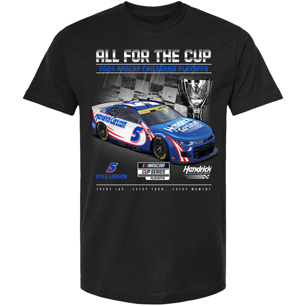 Kyle Larson 2024 NASCAR Cup Series Playoffs T-Shirt HendrickCars #5 NASCAR