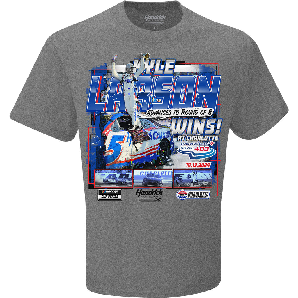 Kyle Larson 2024 Charlotte Roval Race Win T-Shirt HendrickCars #5 NASCAR