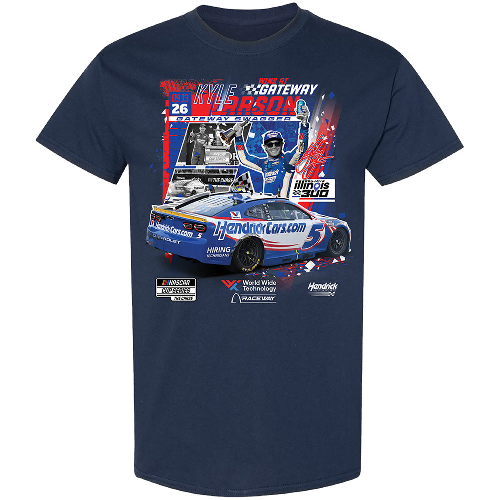 Kyle Larson 2026 Gateway WWTR Race Win T-Shirt 