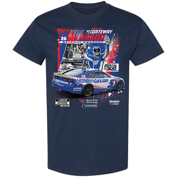 Kyle Larson 2026 Gateway WWTR Race Win T-Shirt 