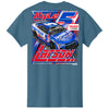 Kyle Larson 2025 HendrickCars Indigo 2-Spot T-Shirt Blue #5 NASCAR