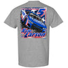 Kyle Larson 2025 HendrickCars Stars & Stripes 2-Spot T-Shirt Gray #5 NASCAR