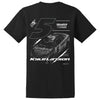 Kyle Larson 2025 HendrickCars Tonal 2-Spot T-Shirt Black #5 NASCAR