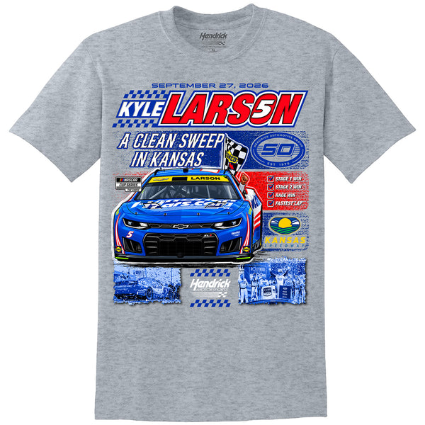 Kyle Larson 2026 Kansas Race Win T-Shirt