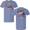 Kyle Larson 2026 Patriotic Heather 2-Spot Classic Ink T-Shirt Blue #5 NASCAR