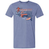 Kyle Larson 2026 Patriotic Heather 2-Spot Classic Ink T-Shirt Blue #5 NASCAR