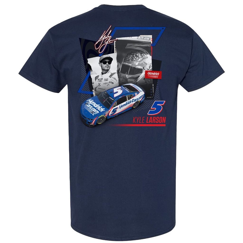 Kyle Larson 2025 HendrickCars Rumble T-Shirt Blue #5 NASCAR