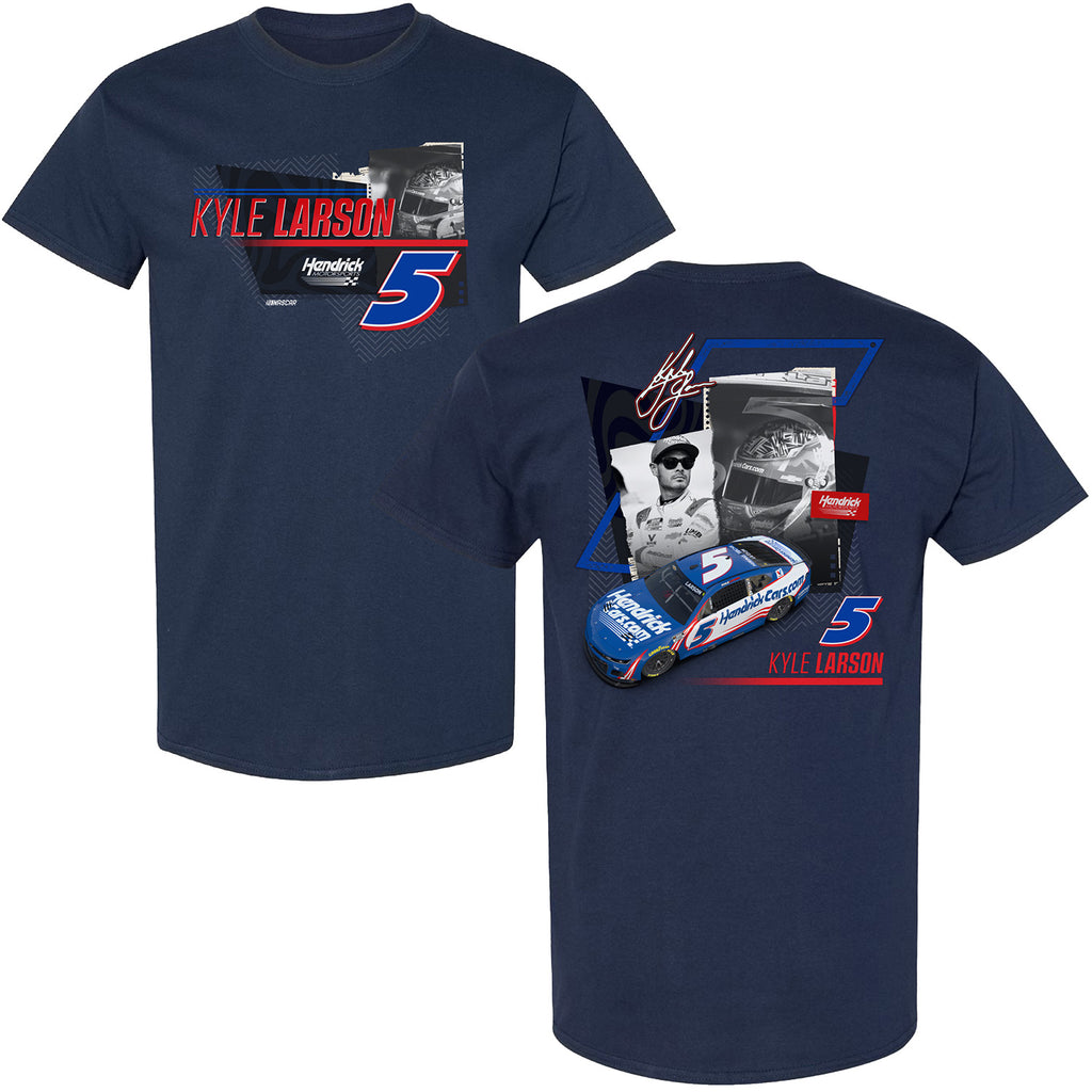 Kyle Larson 2025 HendrickCars Rumble T-Shirt Blue #5 NASCAR