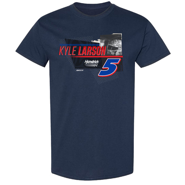 Kyle Larson 2025 HendrickCars Rumble T-Shirt Blue #5 NASCAR