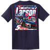 Kyle Larson 2026 HendrickCars San Diego Patriotic Paint Scheme 2-Spot Classic Ink T-Shirt Blue #5 NASCAR