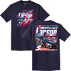 Kyle Larson 2026 HendrickCars San Diego Patriotic Paint Scheme 2-Spot Classic Ink T-Shirt Blue #5 NASCAR