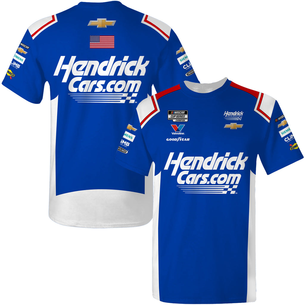 Kyle Larson 2025 HendrickCars Sublimated Uniform Pit Crew T-Shirt #5 NASCAR