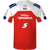 Kyle Larson 2025 Valvoline Sublimated Uniform Pit Crew T-Shirt #5 NASCAR