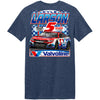 Kyle Larson 2026 Valvoline Heather Navy 2-Spot T-Shirt Blue #5 NASCAR